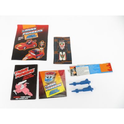 Transformers G1 Action Masters Wheeljack Paperwork & Missiles