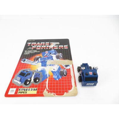 Transformers G1 Puffer, Blue Huffer IGA Plasticos + card