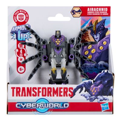Transformers Cyberworld Armored Cyber Changers Airachnid