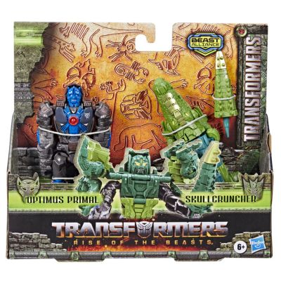 Transformers Rise of the Beasts Optimus Primal & Skullcruncher