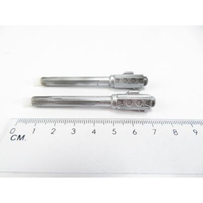 Upgrade kit, 2 metallic gun barrels