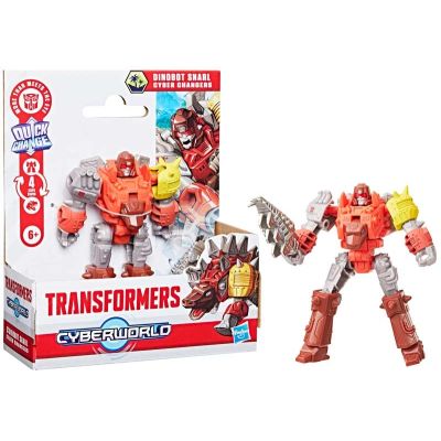 Transformers Cyberworld Cyber Changers Dinobot Snarl