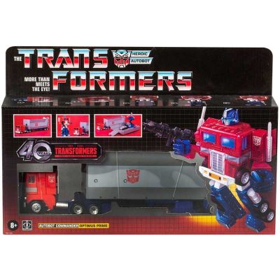 Transformers G1 Retro Optimus Prime 40th Anniversary reissue