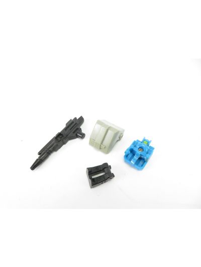Transformers G1 Siren broken Headmaster, helmet & gun