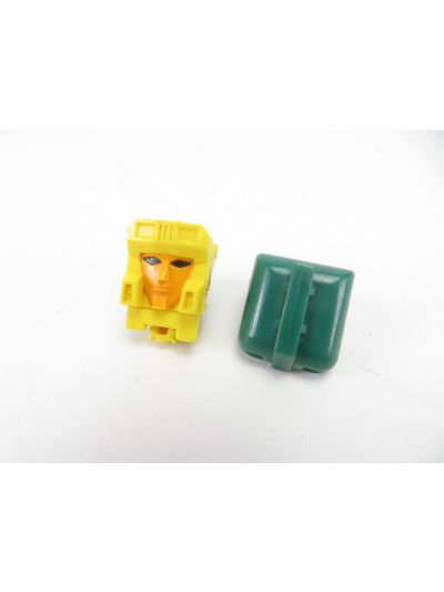 Transformers G1 Nightbeat Headmaster & yellowed helmet