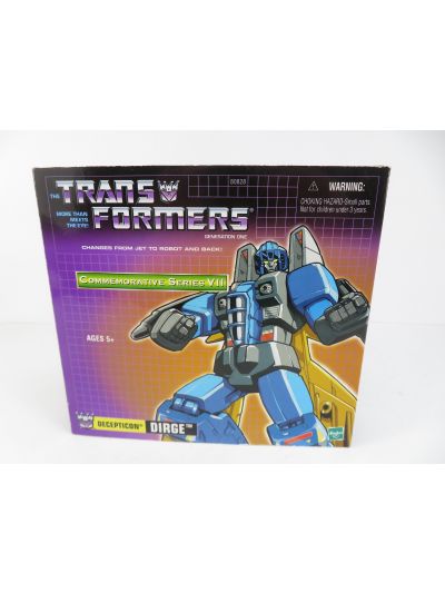 Transformers G1 Dirge Commemorative reissue