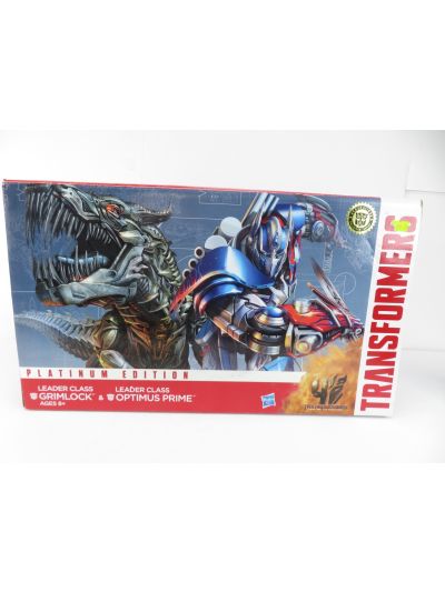 Transformers MV4 AoE Platinum Edition Grimlock & Optimus Prime