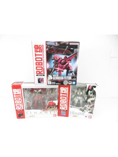 Bandai The Robot Spirits Side MS lot of 3