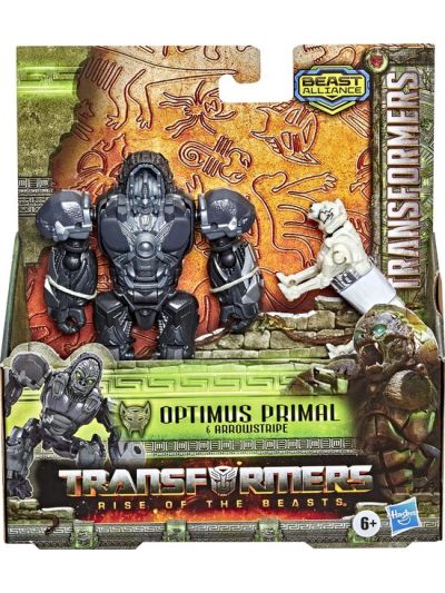 Transformers Rise of the Beasts Optimus Primal & Arrowstripe