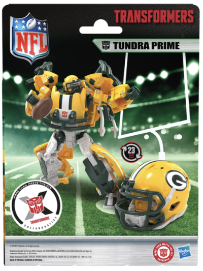Transformers X NFL Packers Tundra Prime
