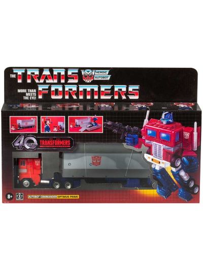 Transformers G1 Retro Optimus Prime 40th Anniversary reissue